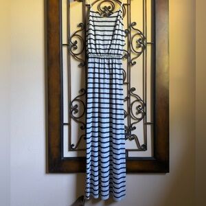 EUC Gap Striped Maxi Dress Size XS